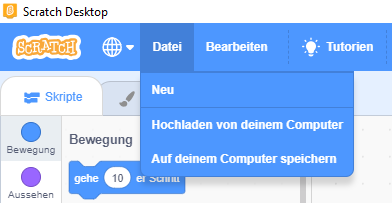Anleitung zum Öffnen der Vorlage