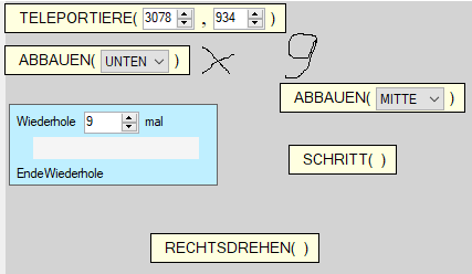 Blöcke für Aufgabe 2
