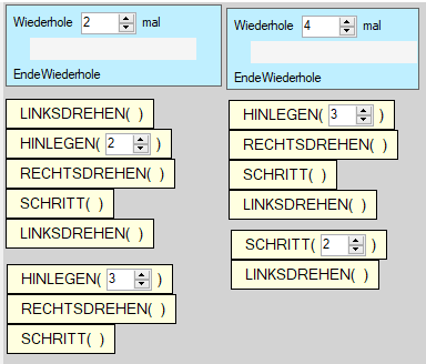 Blöcke für Aufgabe 3