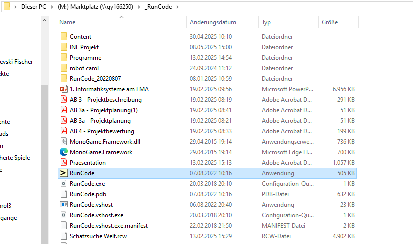 Anleitung zum Öffnen der Vorlage